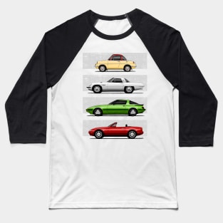 Classic Hiroshima iconic cars Baseball T-Shirt